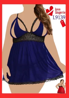 لباس خواب زنانه سایزبزرگ کد 9139