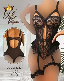 بادی زنانه فانتزی فنردار کد 2027