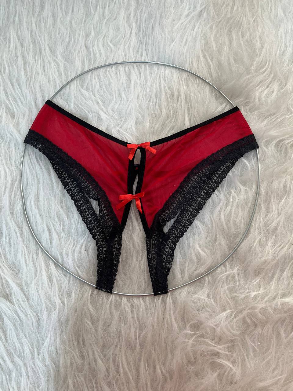 لباس زیر زنانه شورت توری فاقباز