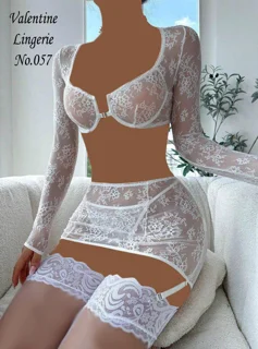لباس خواب زنانه فنردار جورابدار کد 057
