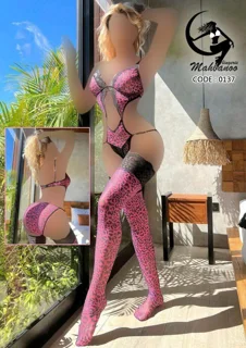لباسخواب فانتزی صورتی کد 0137