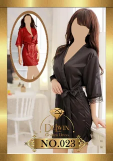 لباسخواب زنانه ربدوشامبر ساتن کد 023