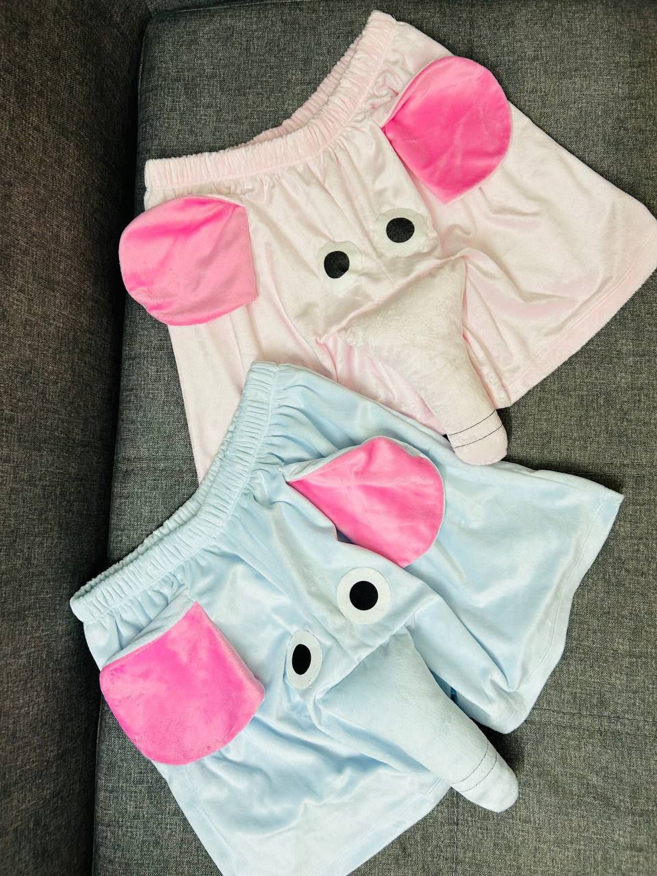 لباس زیر زنانه مردانه ست شورت زن و شوهری کاپلی مخمل مدل فیلی خرطومی