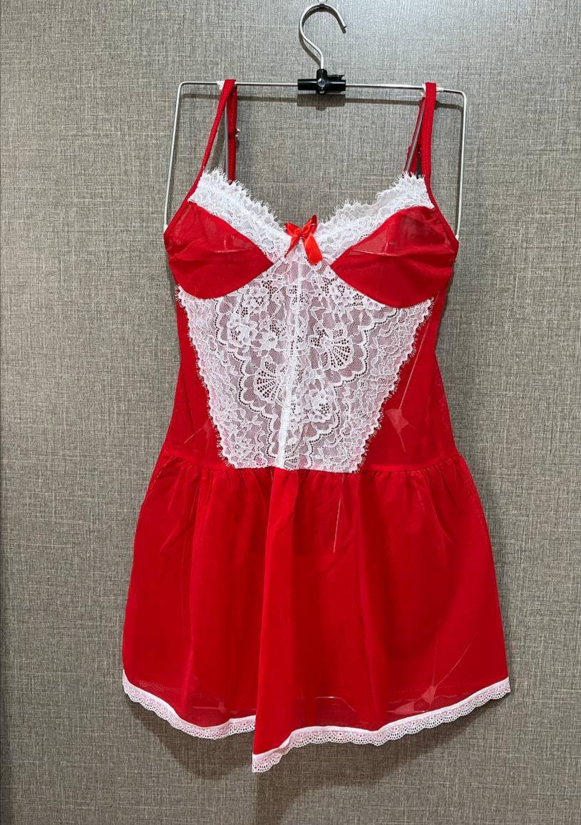 لباسخواب زنانه فانتزی کوتاه عروسکی فری سایز کد 4094