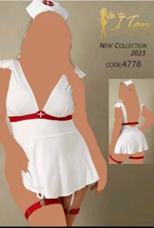 کاستوم پرستاری سایز بزرگ کد 4778 آی تن