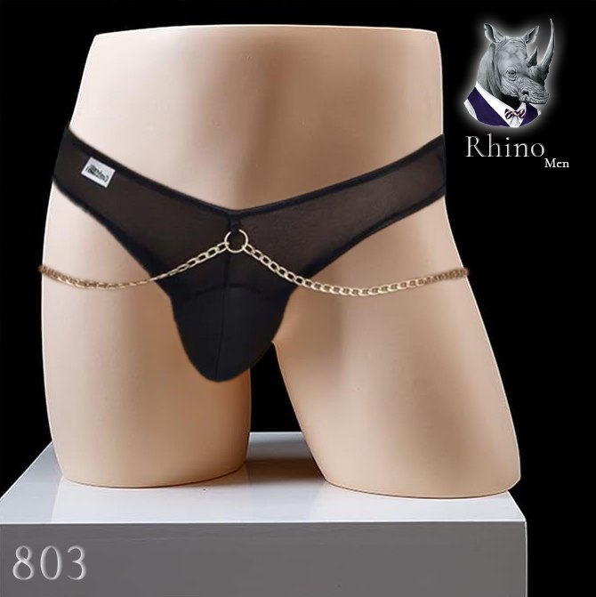 لباسزیر مردانه شورت فانتزی آقایان توری زنجیری کد 803