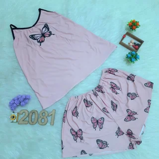 تاپ و شورت راحتی زنانه کد 2081