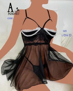 لباس خواب زنانه فنردار کد 7072