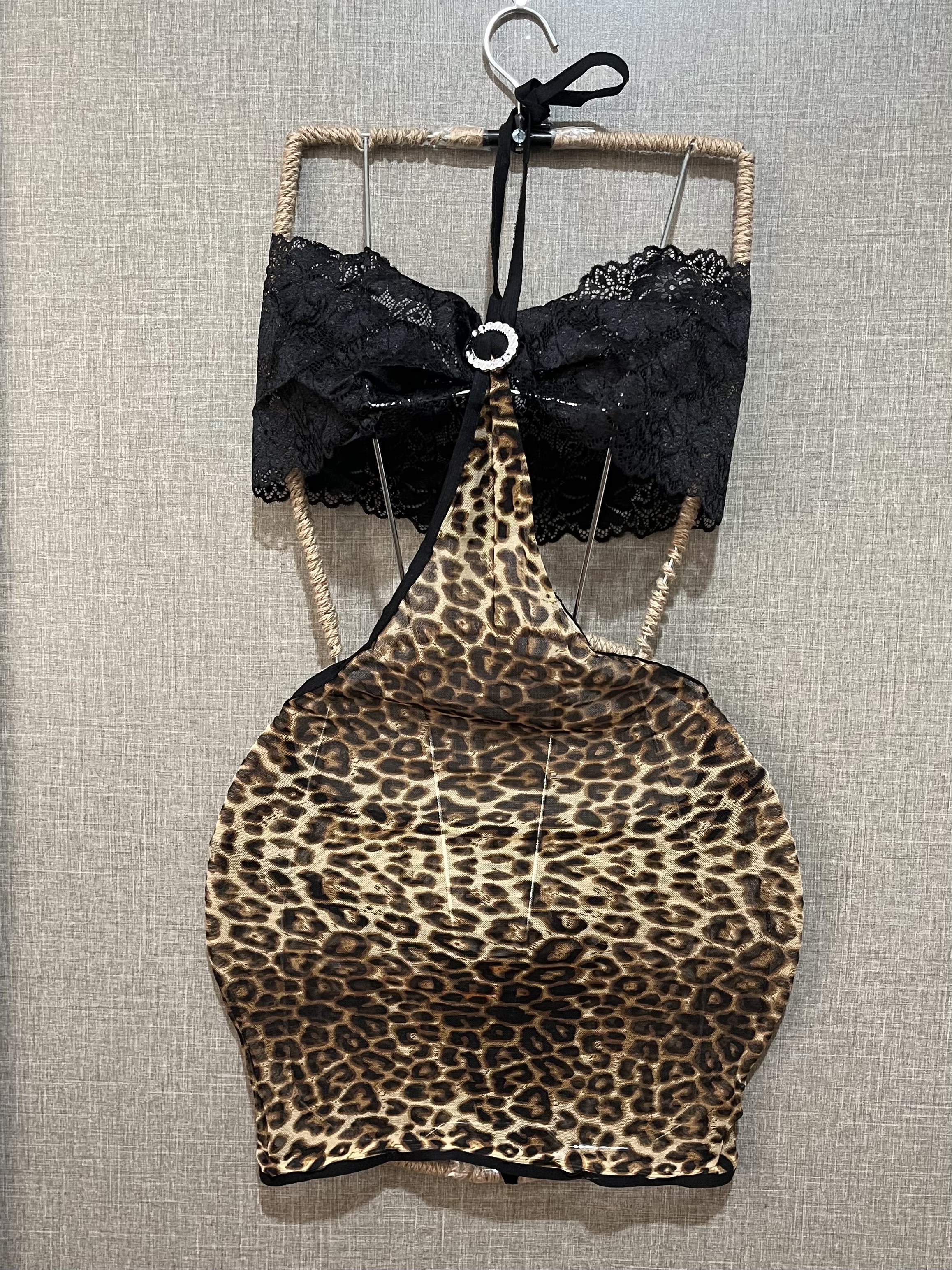 لباس زنانه لباسخواب فانتزی پلنگی کد 1027