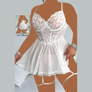 لباسخواب زنانه سایز بزرگ فنردار کد 2057 یا 3045