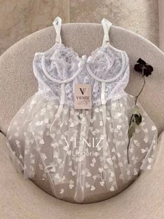 لباسخواب زنانه عروسکی فنردار کد 8404
