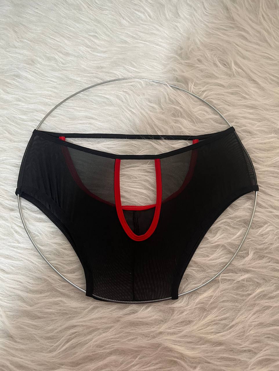 لباس زیر زنانه شورت فانتزی توری کد 1626