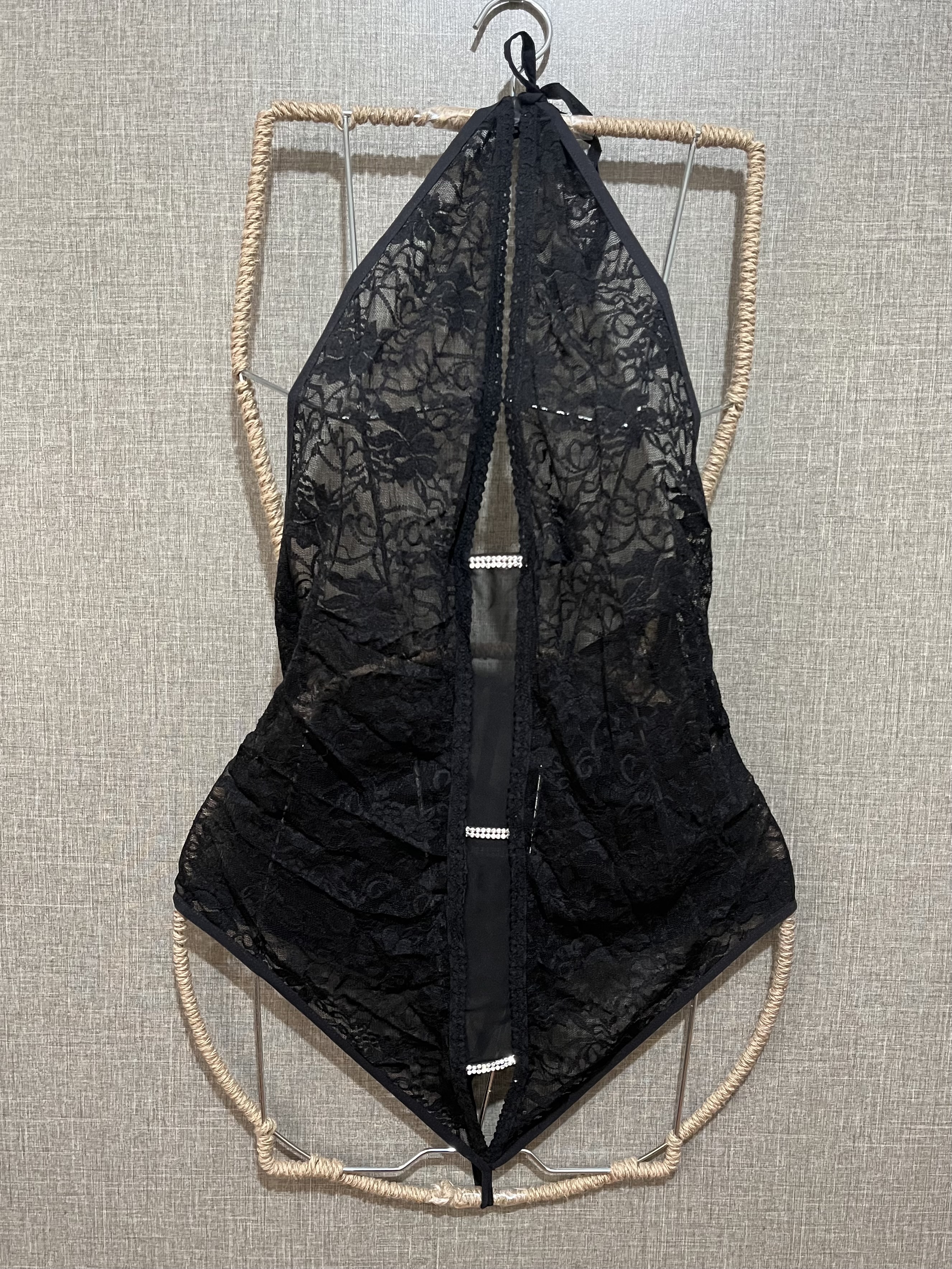 لباس زنانه بادی سزهمی دانتل سایز بزرگ ۴۲تا ۴۶ کد 120